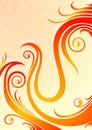 Hot abstract background