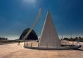 A hot afternoon in the Valencia Science and Arts Park. Spain