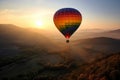 Hot Air Balloon Adventure over the Serene Valley
