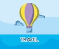 Hot air balloon adventure tourist vacation travel