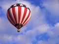 Hot air balloon America Royalty Free Stock Photo