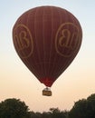 Hot Air Balloon - Bagan - Myanmar Royalty Free Stock Photo