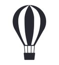 Hot air balloon ballooning flight icon