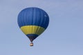 hot air balloon in blue sky