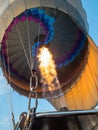 Hot air balloon burner