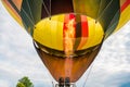 Hot air balloon burner flame Royalty Free Stock Photo