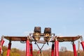 Hot air balloon burners Royalty Free Stock Photo