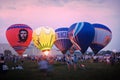 Hot Air Balloon festival. Royalty Free Stock Photo