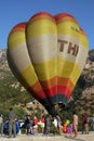 Hot air balloon at Fethiye Beach