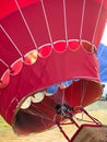 Hot Air Balloon Filling Royalty Free Stock Photo