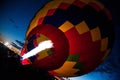 Hot Air Balloon Filling with Hot Air