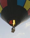 Hot air balloon flame Royalty Free Stock Photo