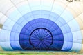 Hot air balloon before the flight during the daytime Royalty Free Stock Photo