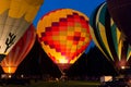 Hot Air Balloon Glow Royalty Free Stock Photo