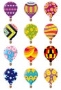 Hot air balloon icon Royalty Free Stock Photo