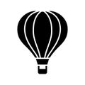 Hot air balloon icon vector design template basic RGB Royalty Free Stock Photo