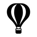 Hot air balloon icon vector design template basic RGB Royalty Free Stock Photo