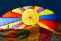 Hot Air Balloon Inflation. Royalty Free Stock Photo