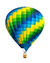 Hot air balloon isolated