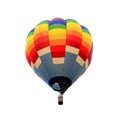 Hot air balloon isolated white background Royalty Free Stock Photo