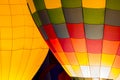 Hot Air Balloon Night Glow Royalty Free Stock Photo