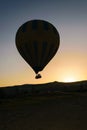 Hot air balloon over Cappadocia Royalty Free Stock Photo