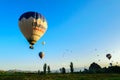 Hot air balloon over Cappadocia Royalty Free Stock Photo