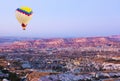 Hot air balloon over Cappadocia Royalty Free Stock Photo