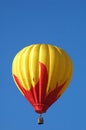 Hot air balloon over Iowa Royalty Free Stock Photo