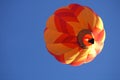 Hot air balloon over Iowa Royalty Free Stock Photo