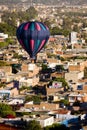 Hot air balloon over Leon Mexico Royalty Free Stock Photo