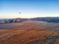 Hot Air Balloon over the Namibian Desert taken in January 2018 Royalty Free Stock Photo