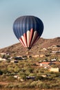 Hot Air Balloon Over North Phoenix Desert Royalty Free Stock Photo