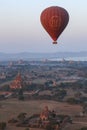 Hot Air Balloon over the temples of Bagan - Myanmar