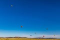 Hot Air Balloon Practice Royalty Free Stock Photo