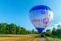 Hot air balloon ready to take off Royalty Free Stock Photo