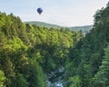 Hot Air Balloon RIde at Quechee Vermont Royalty Free Stock Photo