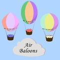 Hot Air Balloon set