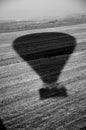 Hot air balloon shadow