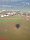 The hot air balloon shadow