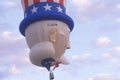 A hot air balloon shaped like Uncle Sam at the Albuquerque International Balloon Fiesta, Albuquerque, New Mexico