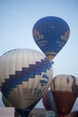 Hot air balloon show in Harod Spring Royalty Free Stock Photo