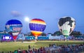 Hot air Balloon show at night