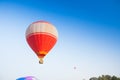 Hot air balloon on sky in Laos Royalty Free Stock Photo