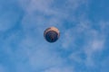 Hot air balloon in the sky. Remax real estate agency brand hot air balloon