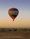 Hot air balloon at sunrise in Luxor