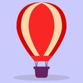 Hot Air Balloon. Air Transport For Travel.