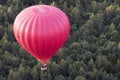 Hot air balloon in Vilnius city
