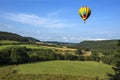 Hot Air Balloon - Yorkshire Dales - England Royalty Free Stock Photo