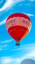 Hot air ballooning in Annual Bristol Balloon Fiesta Royalty Free Stock Photo